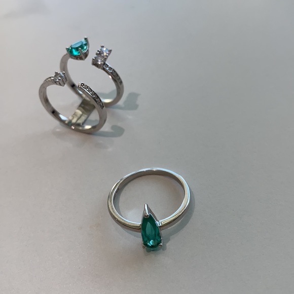 925 silver Ring Set - Picture 5 of 5